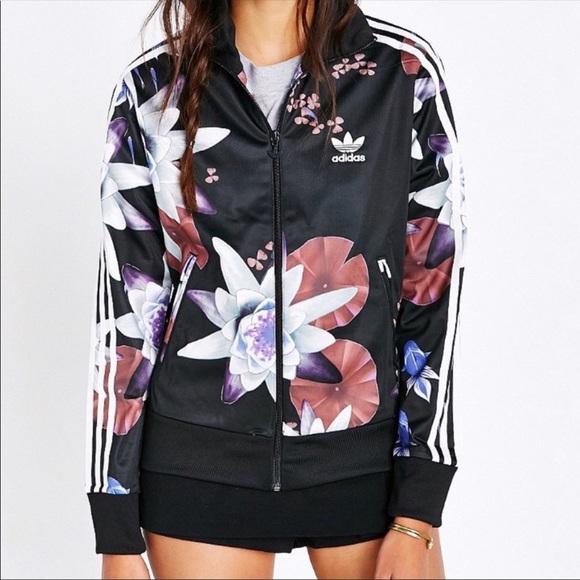 adidas printed track jacket